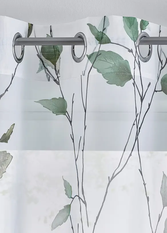 Tenda trasparente in voile leggero (pacco da 1), bonprix