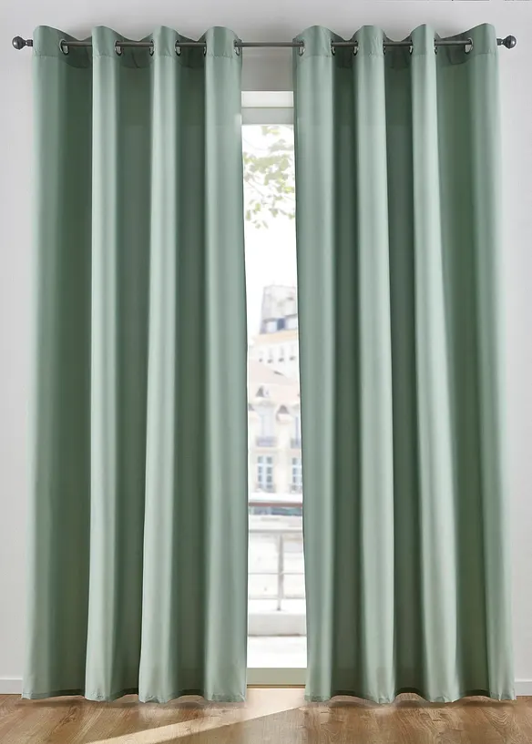 Tenda di facile cura in microfibra (pacco da 2), bonprix