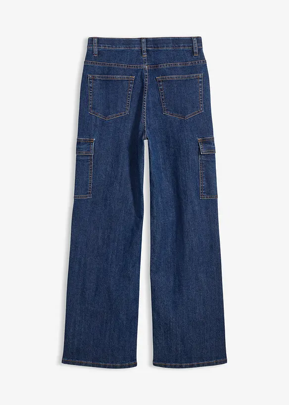 Jeans loose fit elasticizzati con vita regolabile, straight, bonprix