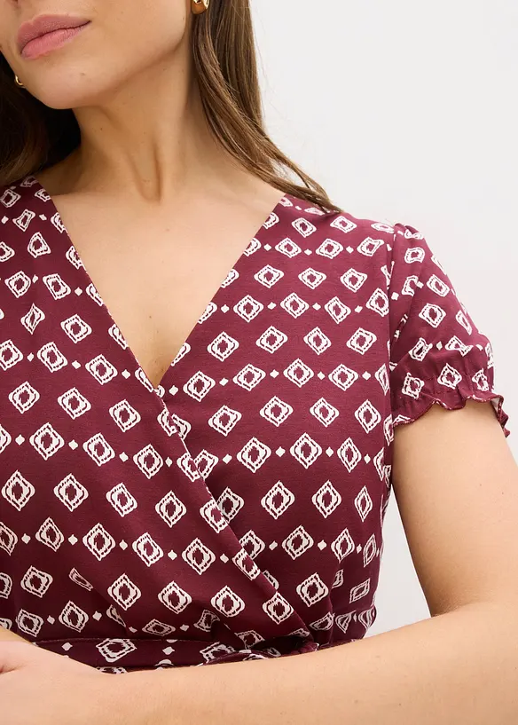 Abito in jersey di misto viscosa, bonprix