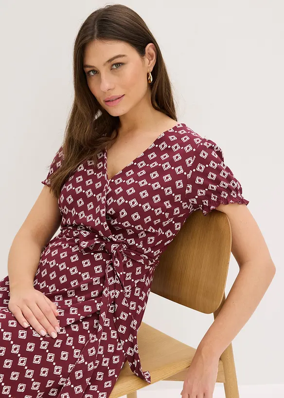 Abito in jersey di misto viscosa, bonprix