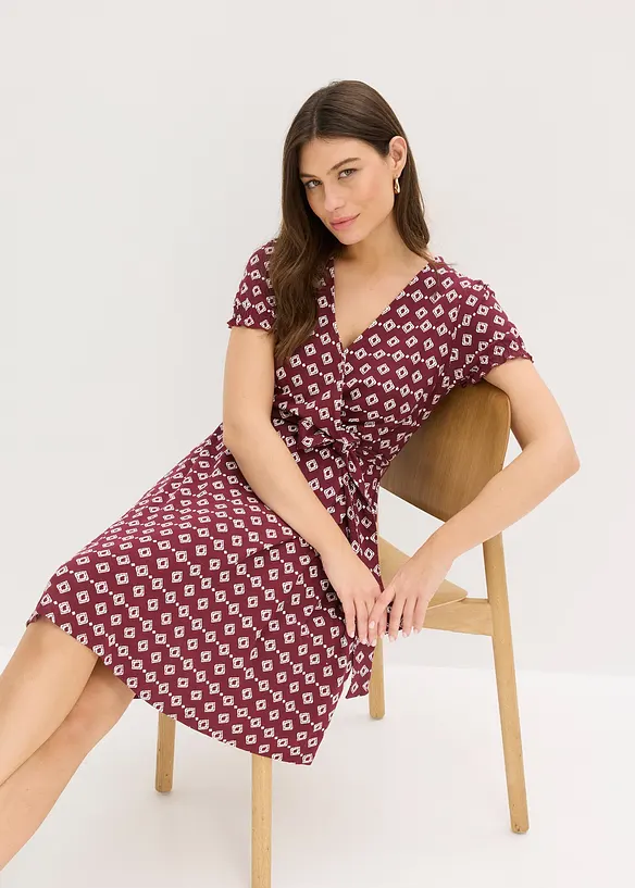 Abito in jersey di misto viscosa, bonprix