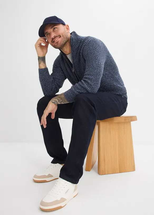 Jeans elasticizzati classic fit, tapered, bonprix