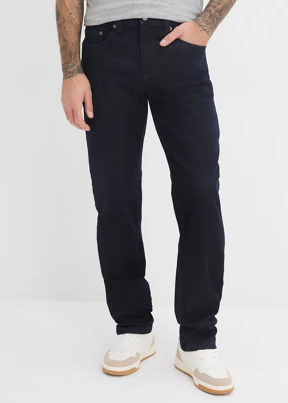 Jeans elasticizzati classic fit, tapered, bonprix