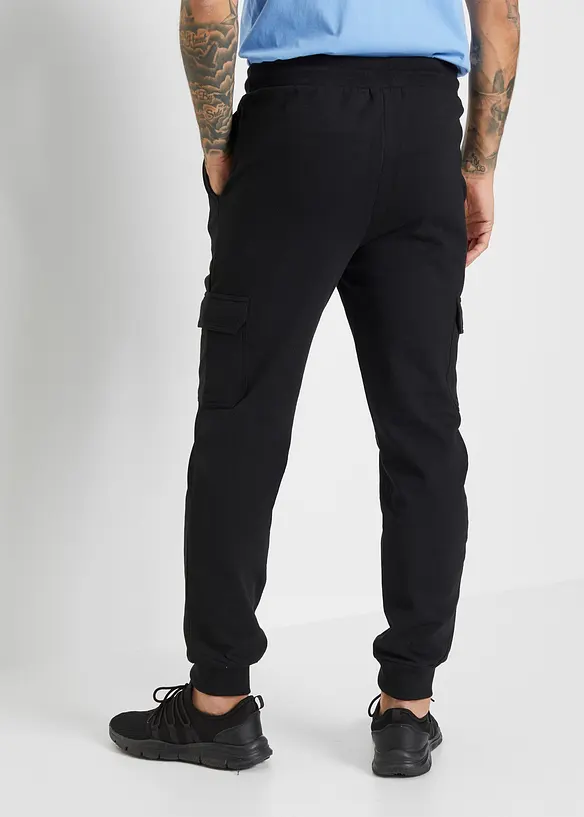 Pantaloni da jogging con tasche cargo, bonprix