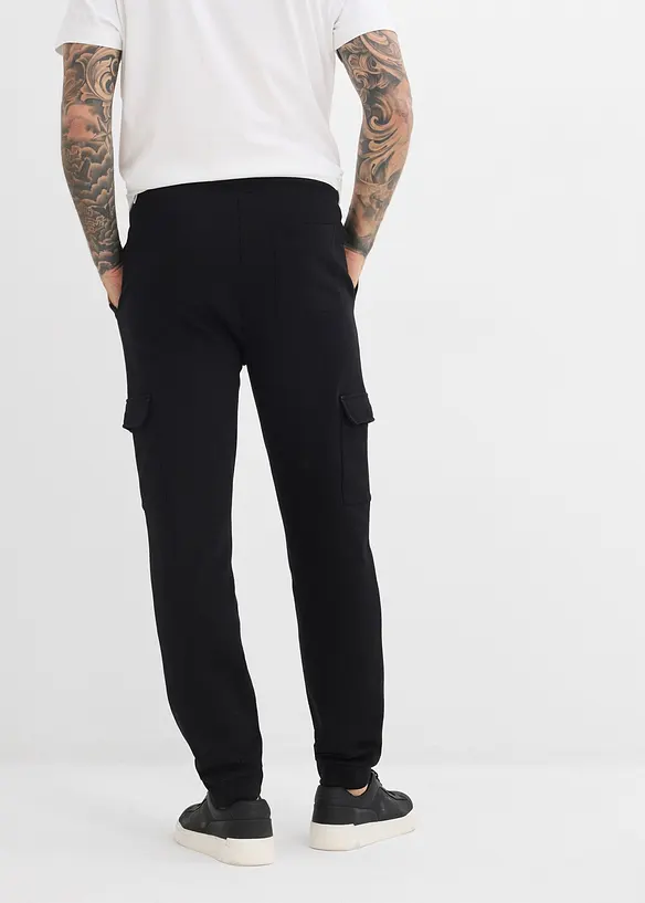 Pantaloni cargo da jogging in puro cotone biologico, bonprix