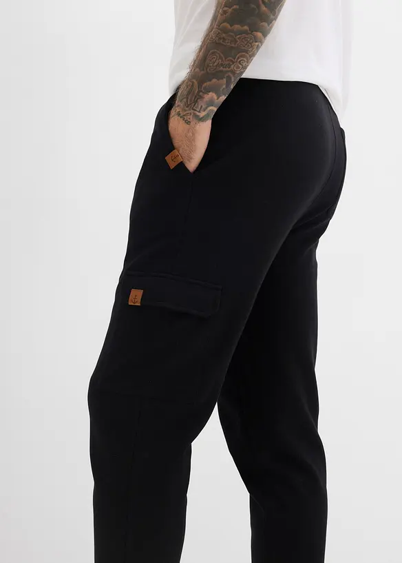 Pantaloni cargo da jogging in puro cotone biologico, bonprix