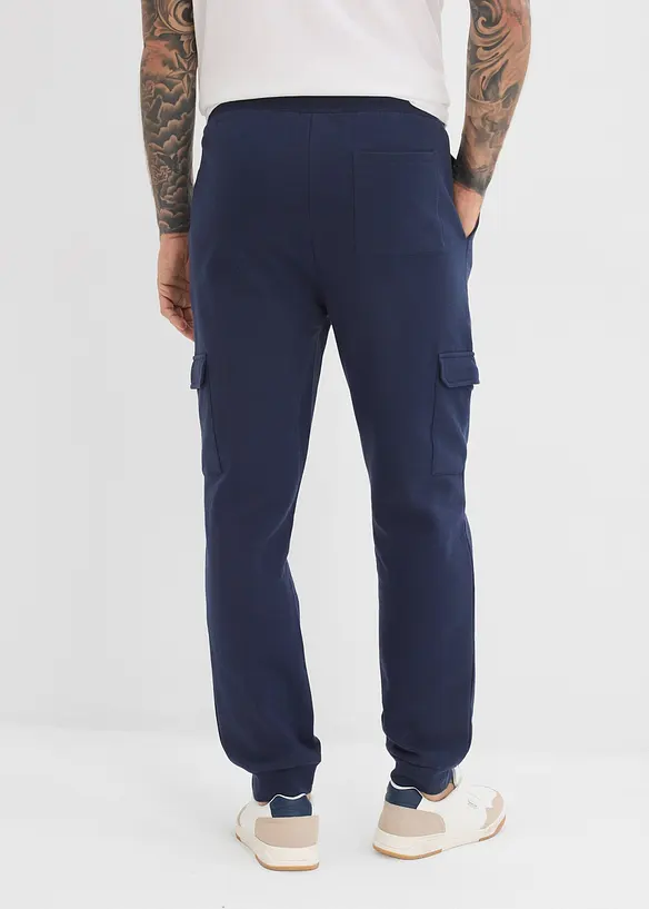 Pantaloni cargo da jogging in puro cotone biologico, bonprix