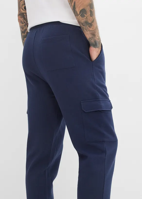 Pantaloni cargo da jogging in puro cotone biologico, bonprix