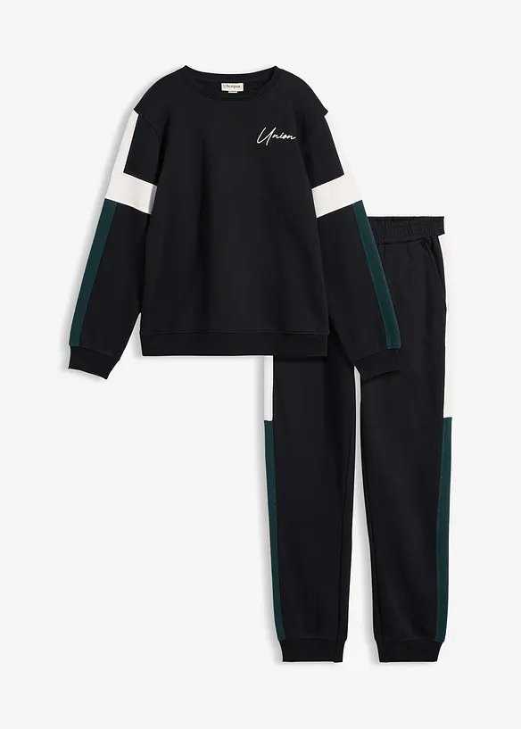 Tuta sportiva in puro cotone biologico, bonprix