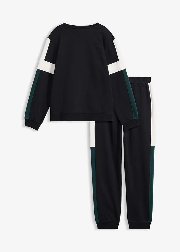 Tuta sportiva in puro cotone biologico, bonprix