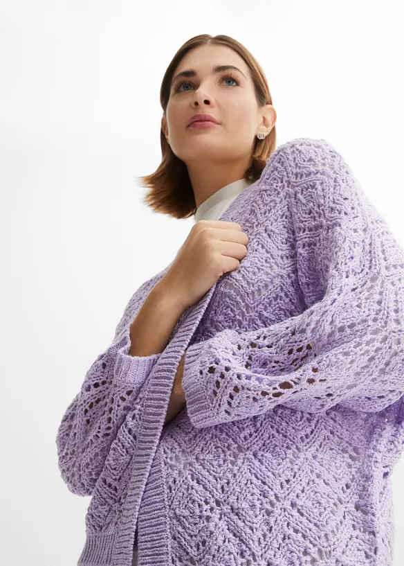 Cardigan traforato, bonprix