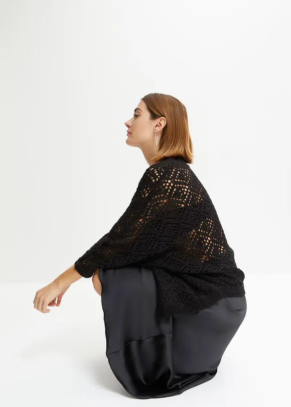 Cardigan traforato, bonprix