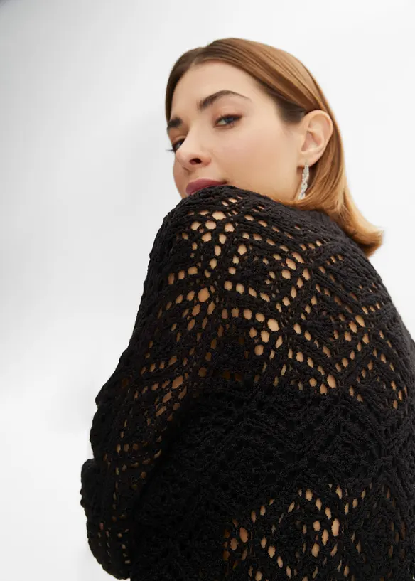 Cardigan traforato, bonprix