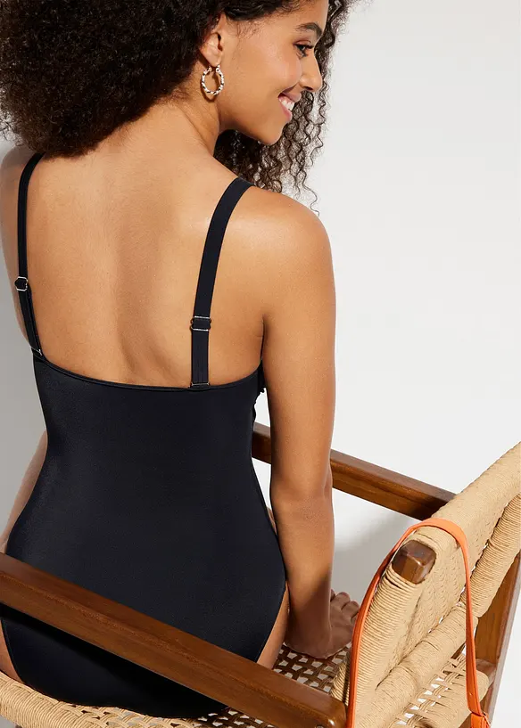 Costume intero con scollatura squadrata, bonprix