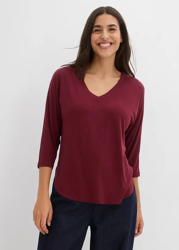 Maglia in misto viscosa fluente, bonprix