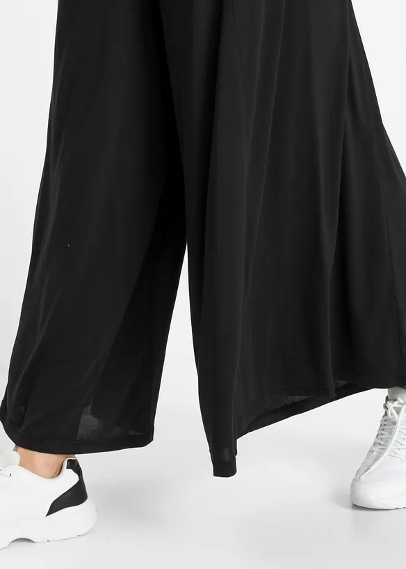 Pantaloni culotte in jersey con gambe larghe, bonprix