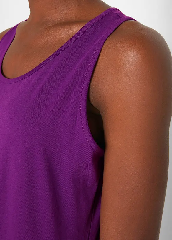 Top lungo in puro cotone (pacco da 5), bonprix