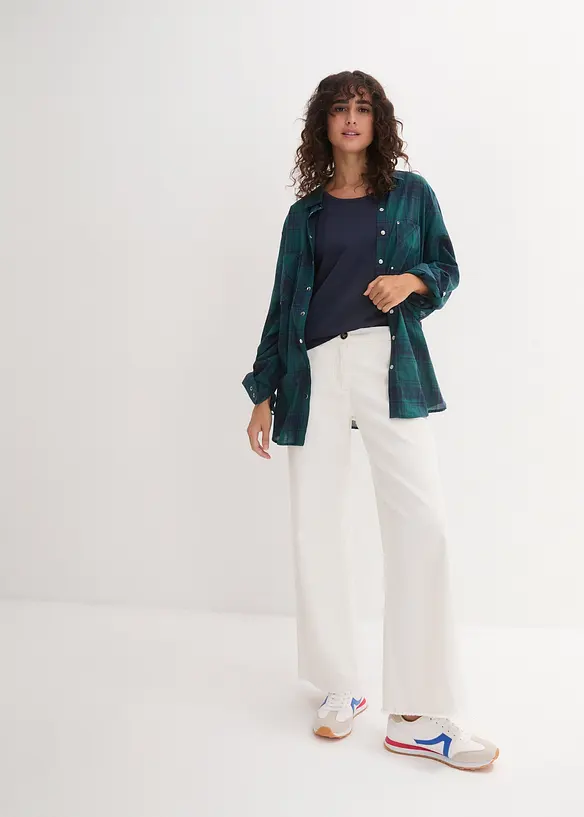 Top lungo in puro cotone (pacco da 5), bonprix