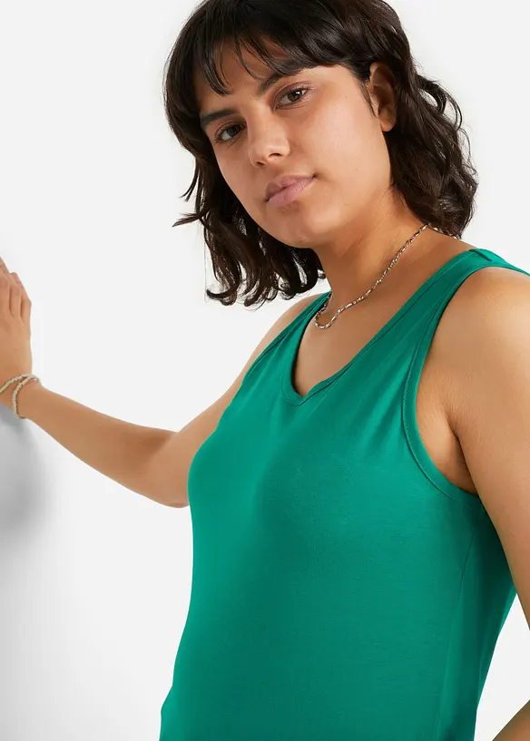 Top lungo in puro cotone (pacco da 5), bonprix