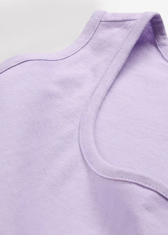 Top lungo in puro cotone (pacco da 5), bonprix