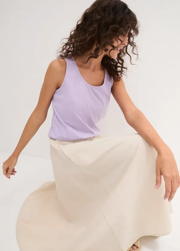 Top lungo in puro cotone (pacco da 5), bonprix