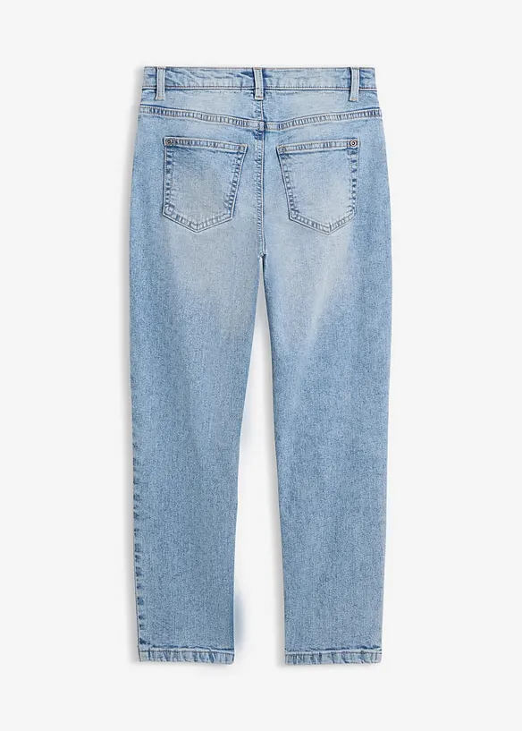Jeans straight cropped, vita media, bonprix
