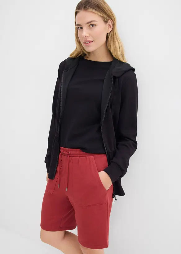 Shorts in felpa con tasche, bonprix