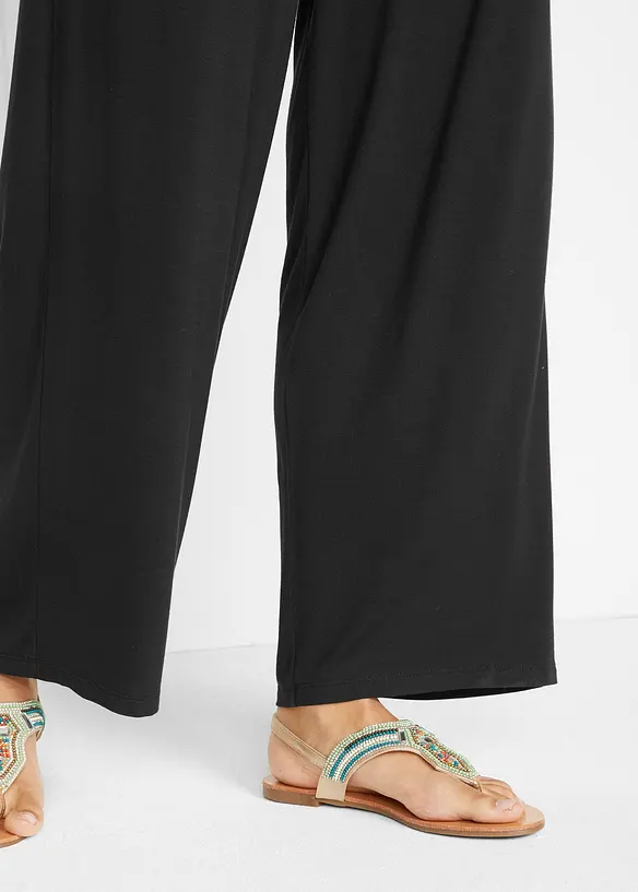 Pantaloni in jersey di misto viscosa fluente, bonprix
