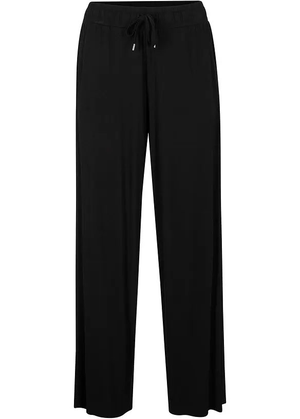 Pantaloni in jersey di misto viscosa fluente, bonprix