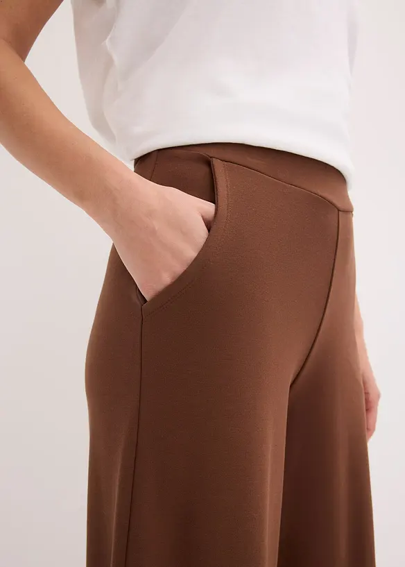 Pantaloni culotte in misto viscosa, bonprix
