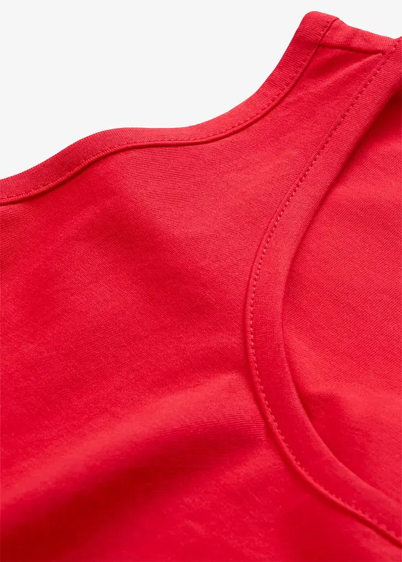 Top lungo in puro cotone (pacco da 5), bonprix