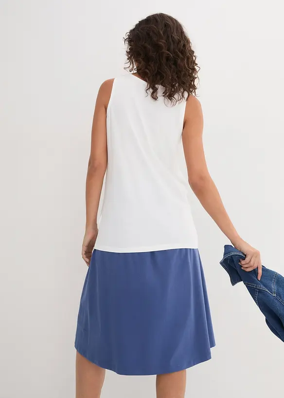 Top lungo in puro cotone (pacco da 5), bonprix