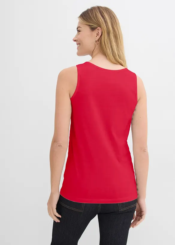 Top lungo in puro cotone (pacco da 5), bonprix