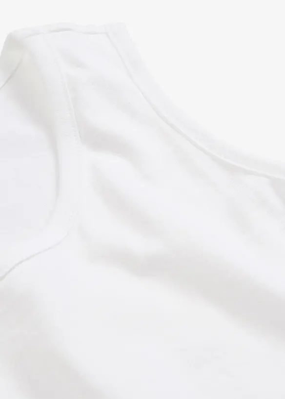 Top lungo in puro cotone (pacco da 5), bonprix
