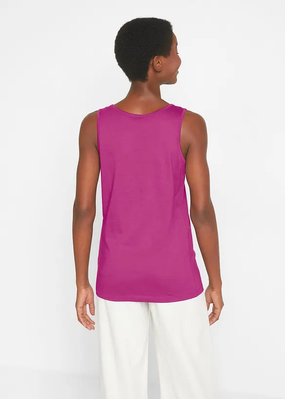 Top lungo in puro cotone (pacco da 5), bonprix