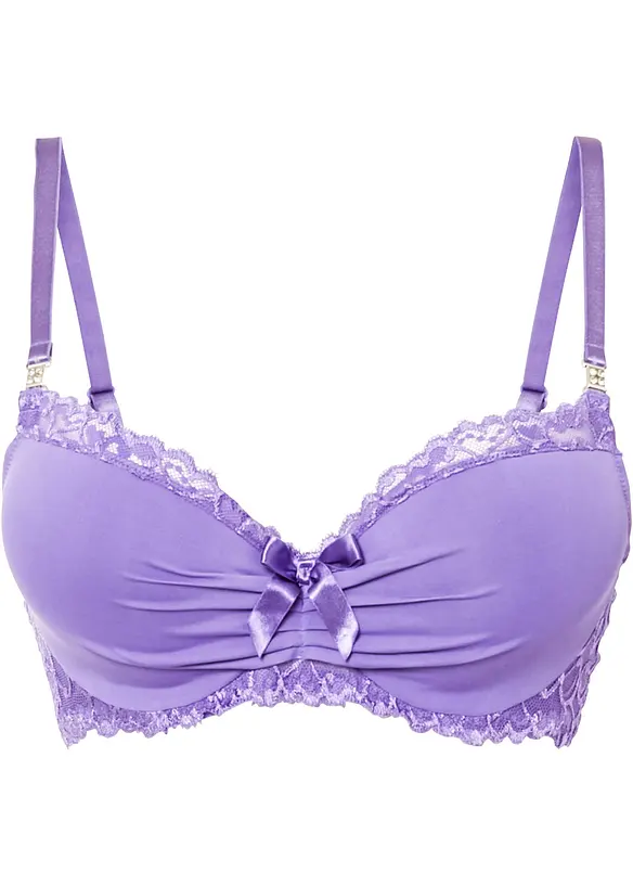 Reggiseno con coppe preformate e poliammide riciclata, bonprix