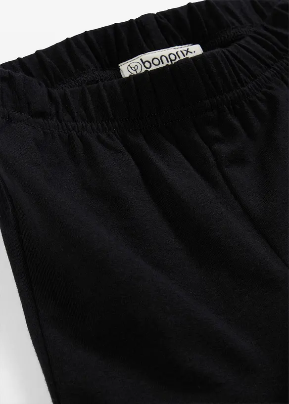 Leggings in misto cotone biologico elasticizzato (pacco da 5), bonprix