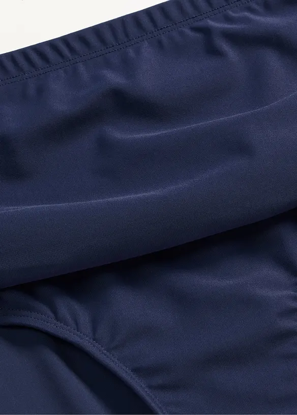 Slip per bikini a vita alta con arricciatura e effetto modellante leggero, bonprix