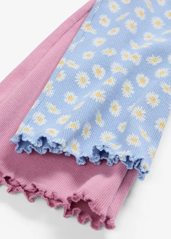 Leggings a coste svasati (pacco da 2), bonprix