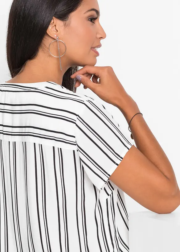 Camicetta a maniche corte in pura viscosa, bonprix