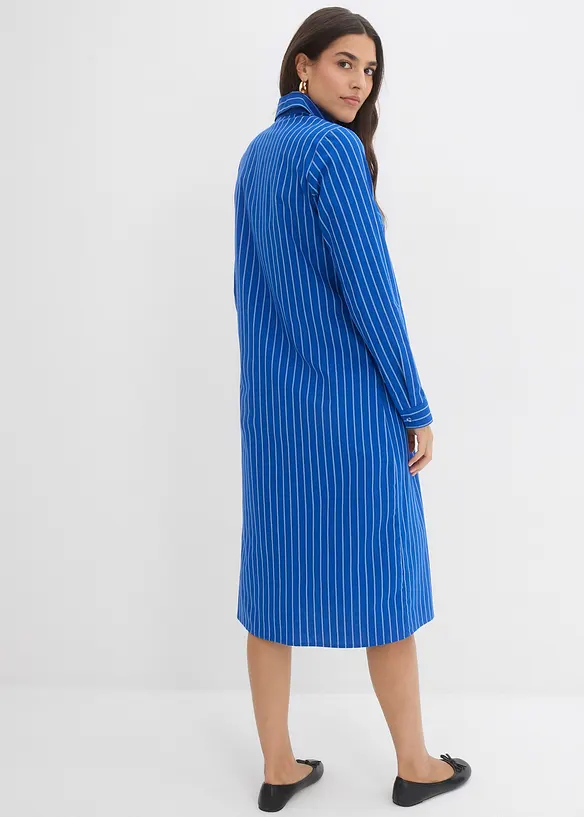 Abito in puro cotone con colletto, bonprix