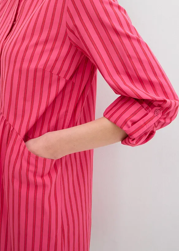 Abito in puro cotone con colletto, bonprix