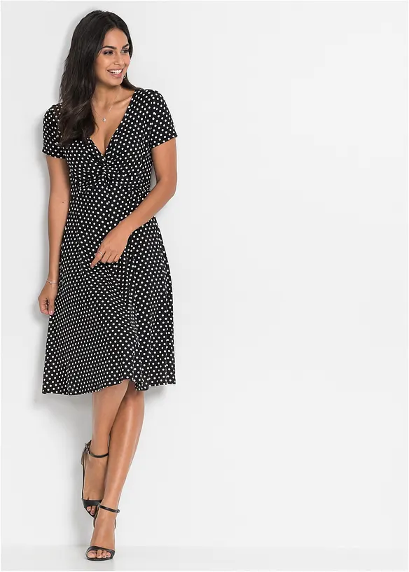 Abito in jersey di misto viscosa, bonprix