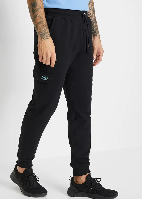 Pantaloni da jogging con tasche cargo, bonprix