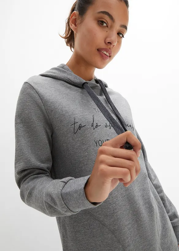 Tuta sportiva con felpa lunga e leggings (set 2 pezzi), bonprix