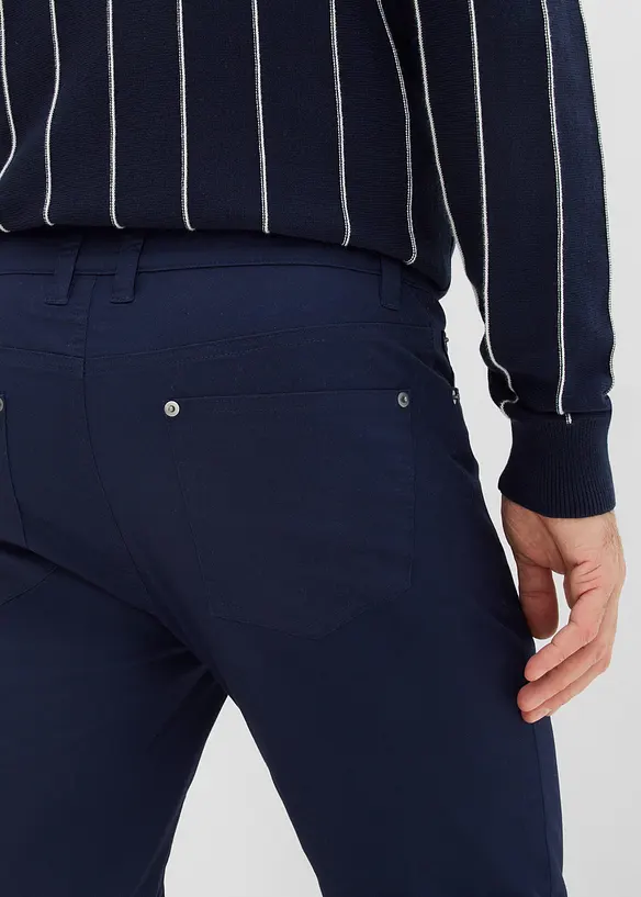 Pantaloni elasticizzati con vita elasticizzata regular fit, tapered, bonprix
