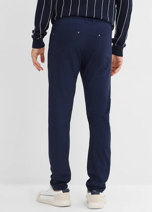 Pantaloni elasticizzati con vita elasticizzata regular fit, tapered, bonprix