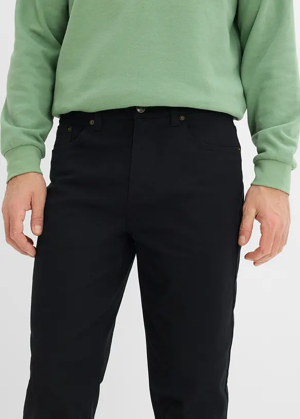 Pantaloni elasticizzati classic fit, straight (pacco da 2), bonprix