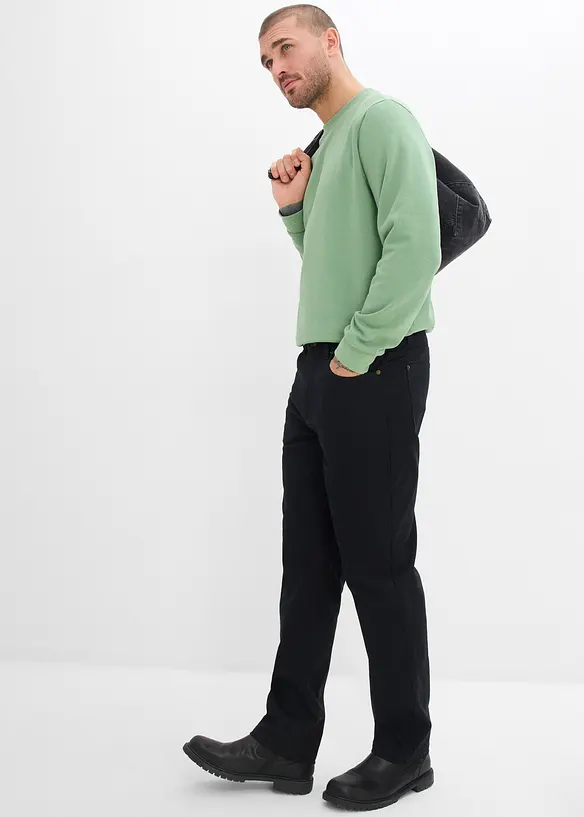 Pantaloni elasticizzati classic fit, straight (pacco da 2), bonprix